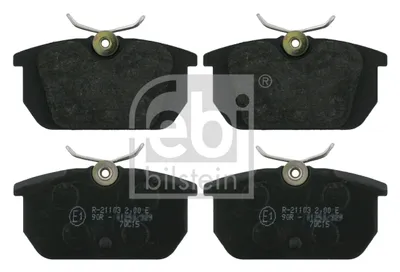 Set of brake pads