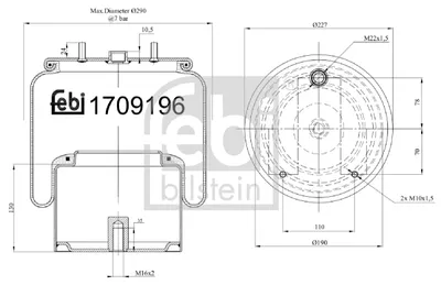 Bellows, air suspension