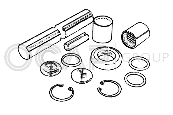 Repair kit, pivot of the OCAP axis 0927412