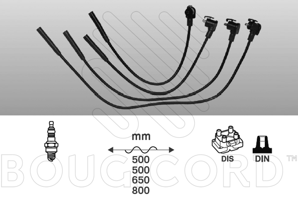 Ignition Cable Kit Ford ESCORT V · Ford ESCORT V Turnier · Ford ESCORT V Saloon