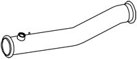DINEX 21537 exhaust pipe