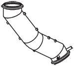 DINEX 21547 exhaust pipe