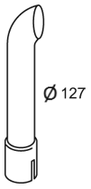DINEX 21704 exhaust pipe