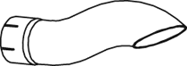 DINEX 21712 exhaust pipe