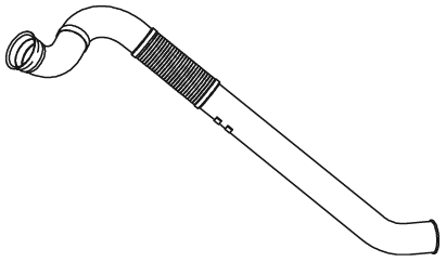 DINEX 21746 exhaust pipe