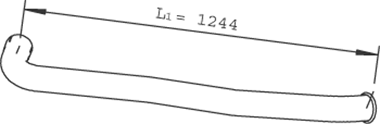 DINEX 21760 exhaust pipe