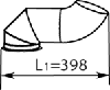 DINEX 21774 exhaust pipe