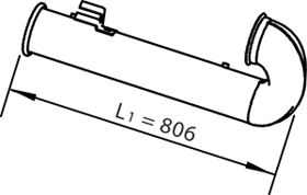 DINEX 21788 exhaust pipe