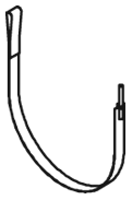 Fixing part, DINEX exhaust system 21823