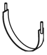 Fixing part, DINEX exhaust system 21878
