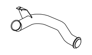 DINEX 22184 exhaust pipe