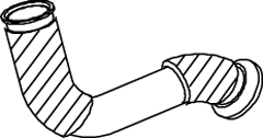 DINEX 22192 exhaust pipe