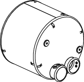 DINEX 22309 media silencer