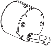 DENEX 22320 posterior silencer