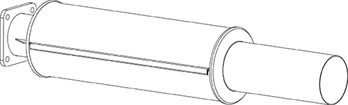 DINEX 22338 media silencer