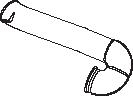 DINEX 22620 exhaust pipe