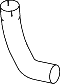 DINEX 29168 exhaust pipe