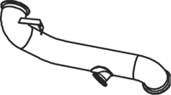 DINEX 29283 exhaust pipe