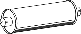 Central/posterior silencer DINEX 29307
