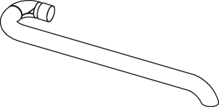 DINEX 30614 exhaust pipe