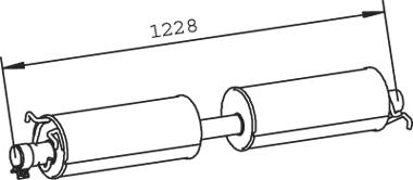 Centre Muffler Ford TRANSIT Bus · Ford TRANSIT Van