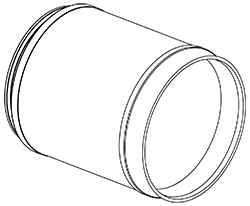 Soot filter/particles, exhaust system DINEX 35011