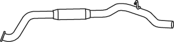 Exhaust Pipe Hyundai H-1 Van · Hyundai H100 Bus