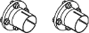 Mounting set, DINEX 40057 exhaust system