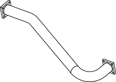 DINEX 44110 exhaust pipe