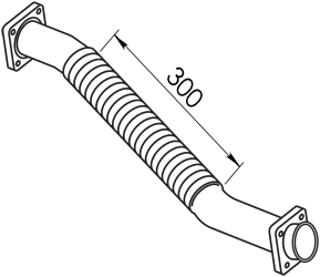 DINEX 44111 exhaust pipe