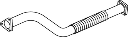 DINEX 44126 exhaust pipe