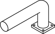 DINEX exhaust pipe 44176