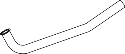 DINEX 44208 exhaust pipe