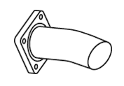 DINEX 44220 exhaust pipe
