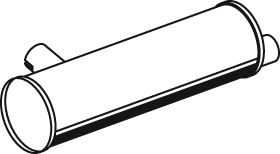 Central/posterior silencer DINEX 49390