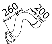 DINEX 50244 exhaust pipe