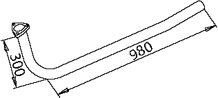 DINEX 50248 exhaust pipe