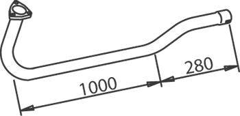 Exhaust Pipe Mercedes-Benz T2/LN1 Van · Mercedes-Benz T2/LN1 Platform/Chassis
