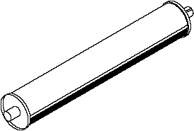 Central/posterior silencer DINEX 50304