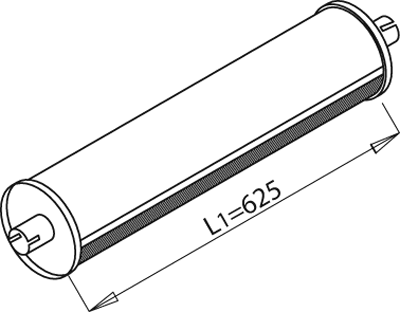 Centre/Rear Muffler Mercedes-Benz T2/L Van · Mercedes-Benz T2/L Platform/Chassis · Mercedes-Benz T2/L Municipal Vehicle