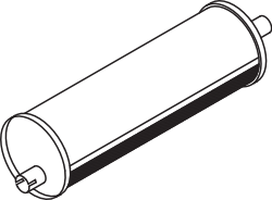 Central/posterior silencer DINEX 50344
