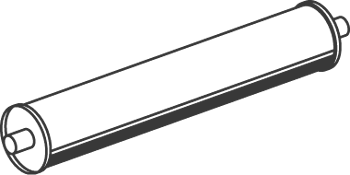 Central/posterior silencer DINEX 50360
