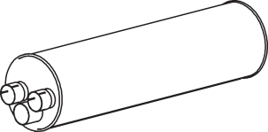 Central/posterior silencer DINEX 50364