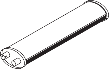 Central/posterior silencer DINEX 50413