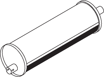 Central/posterior silencer DINEX 50414