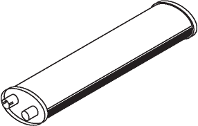 Central/posterior silencer DINEX 50420