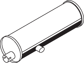 Central/posterior silencer DINEX 50424