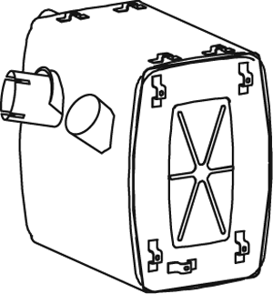 Central/posterior silencer DINEX 50456