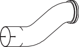 DINEX 54124 exhaust pipe