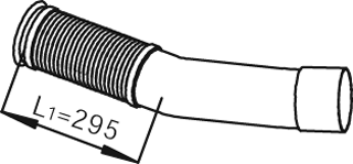 DINEX 54163 exhaust pipe
